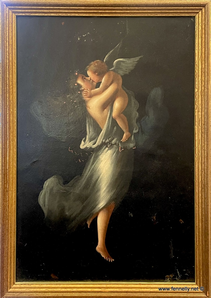 293 Set of Four Italian Paintings Studio of Michelangelo Maestri - Image 2