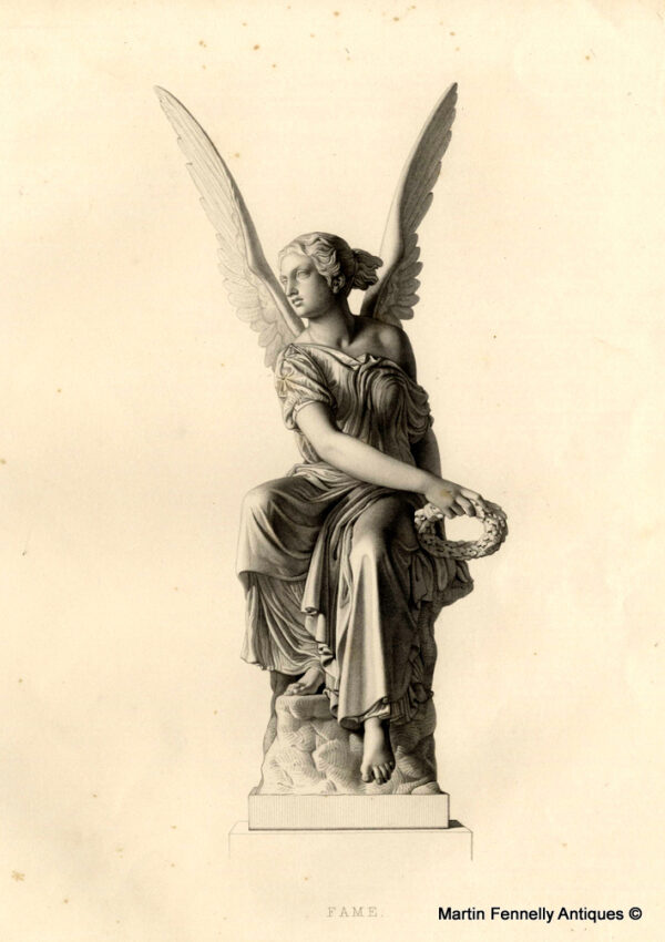 738 Sold Set of 5 Framed original Images from The Art Journal 1855