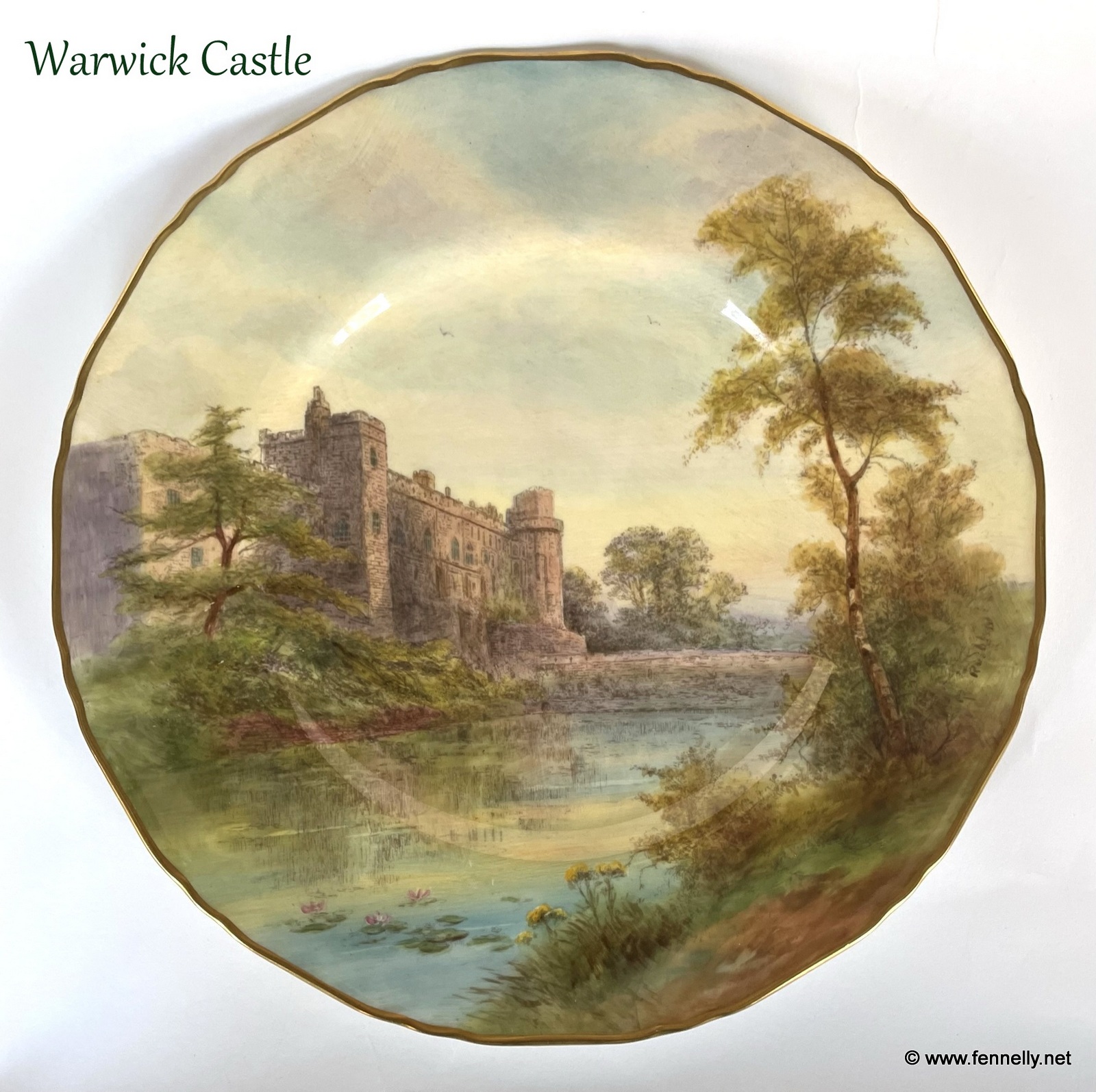 121 Sold Set of 4 Royal Worcester Cabinet Plates - Circa 1920 - Hand Painted - Signed - Image 5