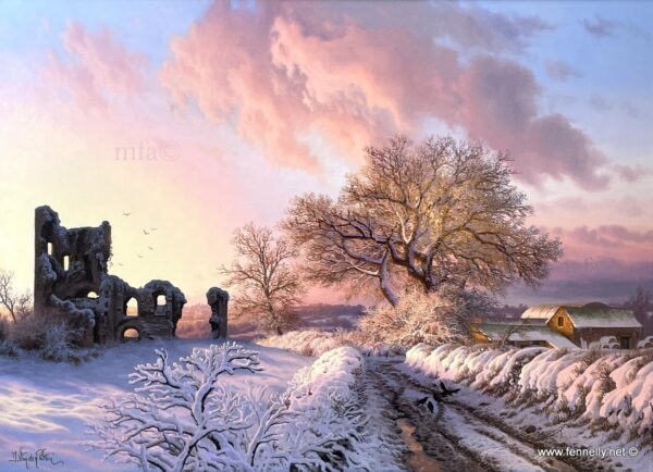 014 Sold Daniel Van der Putten - Castle Monaparson 2010, Mallow, Cork - Oil Painting on Panel