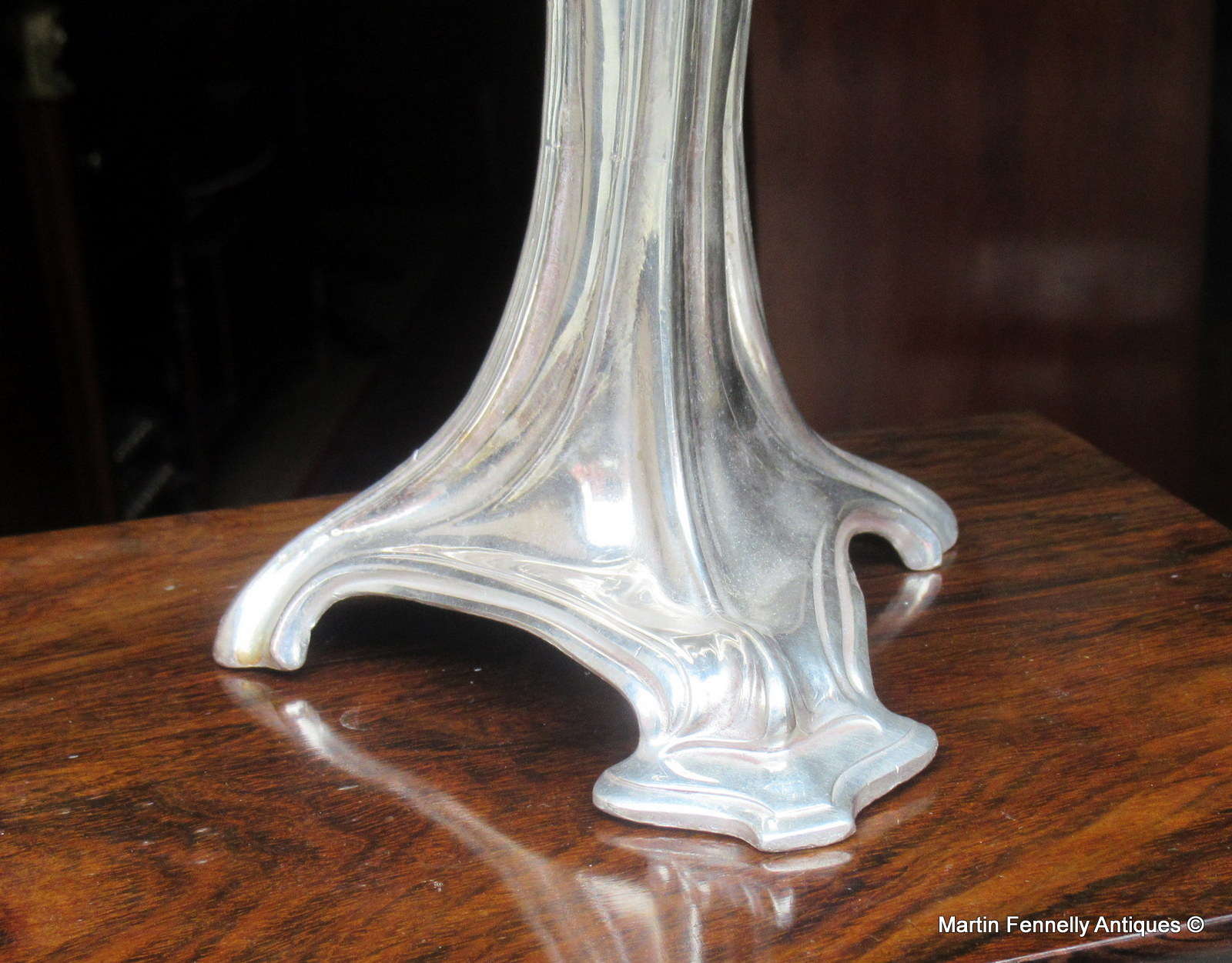 896 Sold WMF Art Nouveau Mirror, Germany Circa 1905 - Image 3