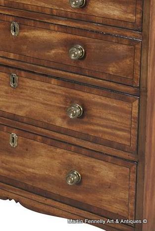 321 Sold Superb George III Mahogany Bachelors Chest Drawers Circa 1760 - Image 2