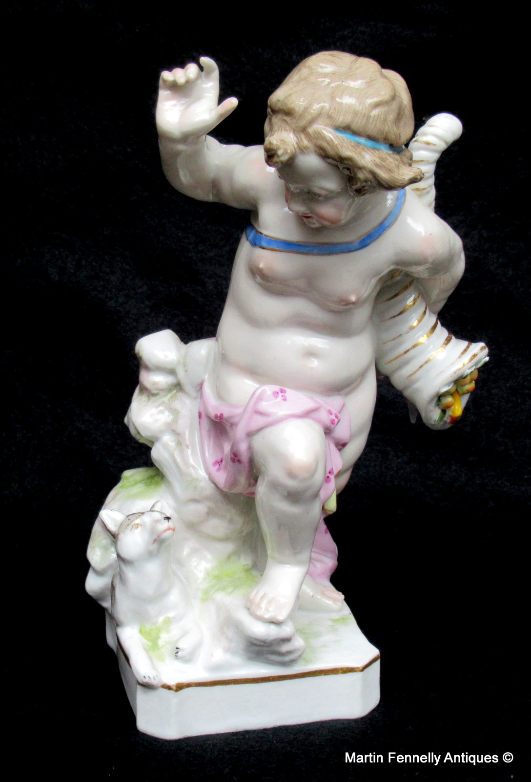 480 Samson Circa 1900 - Set of 4 - Earth Elements - Putti Figures - French - Image 2