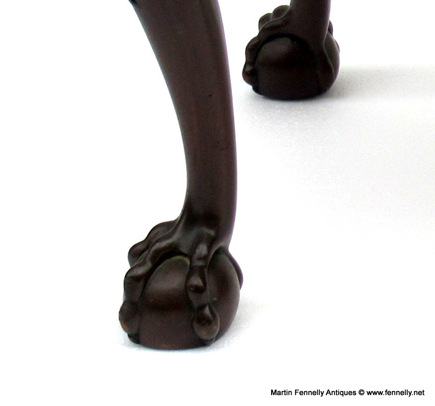 135 Georgian Revival Mahogany Stool Circa 1920 - Image 4