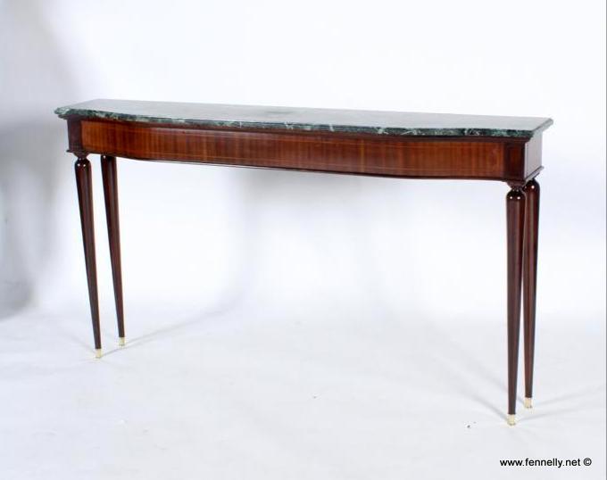 878 Stunning Mid Century Large Console Table - Italian Circa 1950