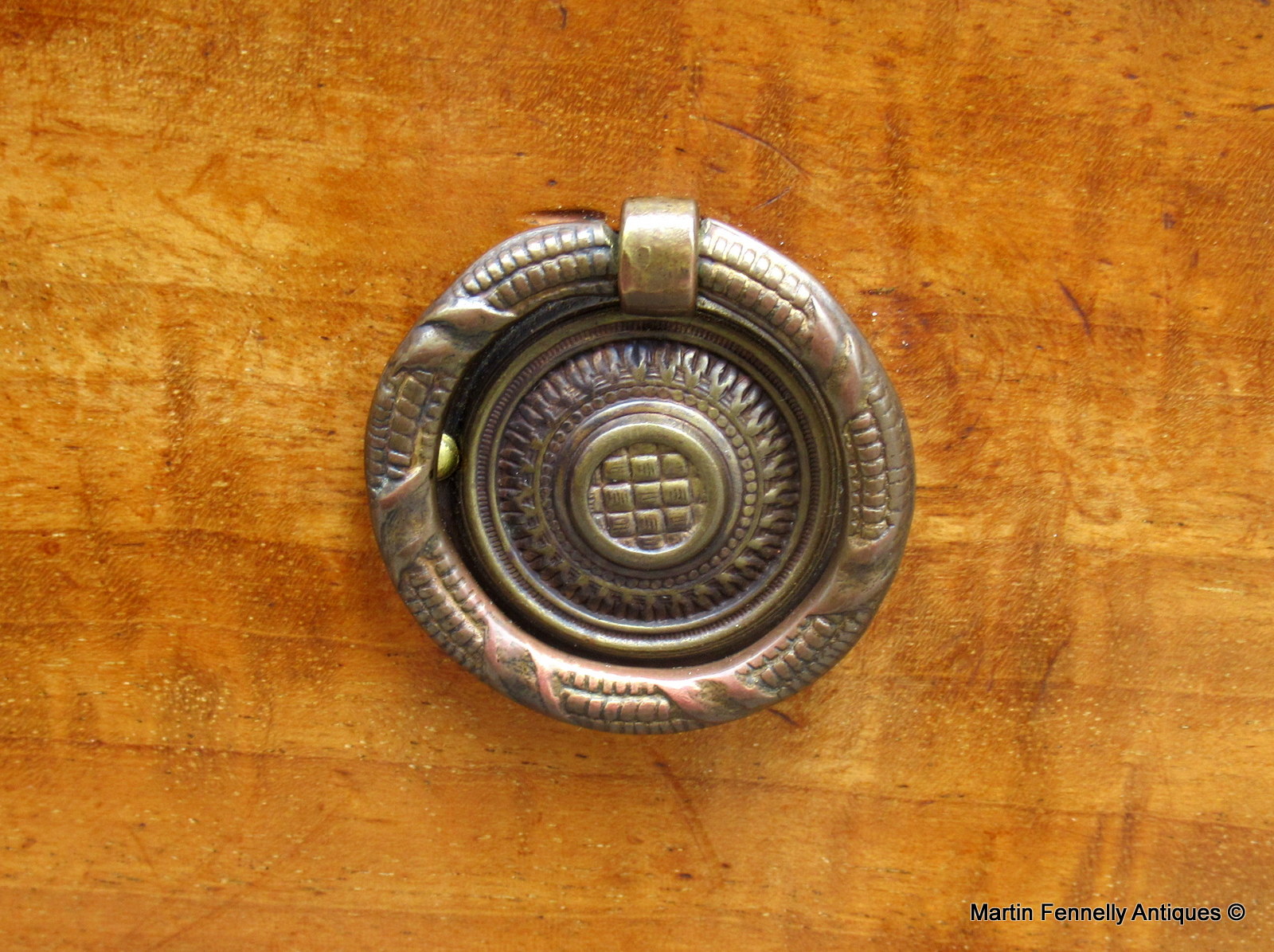 220 Sold Superb Flame Grain Mahogany Early Victorian Twin Pedestal Desk 19thCt - Image 3