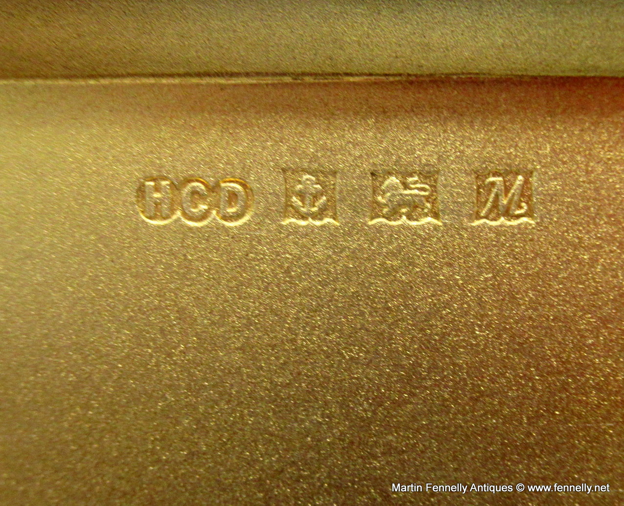 507 Antique Vintage Mid Century Sterling Silver Gilt Enameled Guilloche Card Case - Image 6