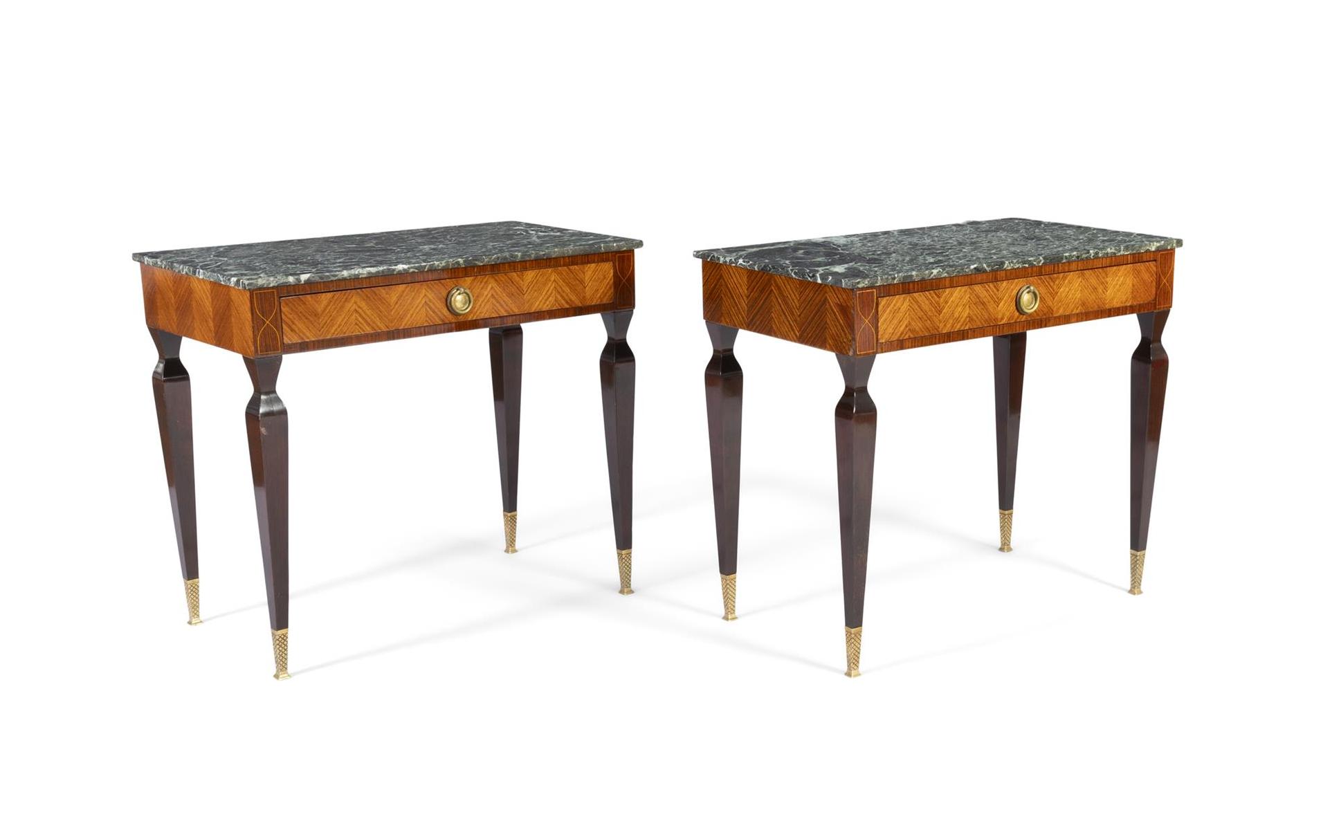 M171 Pair Kingwood and Rosewood Tables Circa 1950 - Italian - Image 2