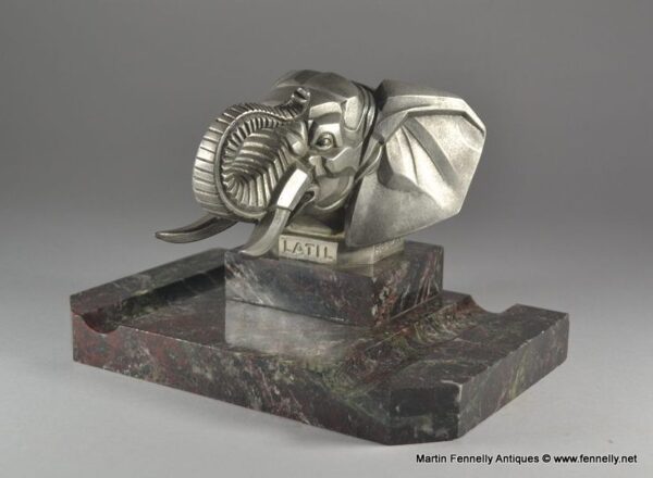 957 Francois Victor Bazin (1897-1956) - Latil Mascot for Cars - Circa 1920