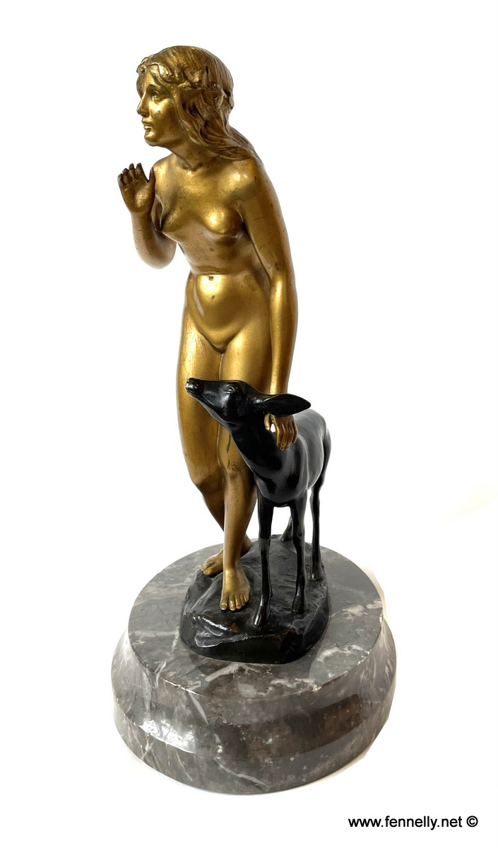 980 Bronze Sculpture - Erich Schmidt-Kestner -1977-1941 - German - Image 2