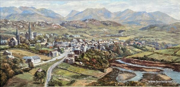967 Sold Clifden in Galway - Oil on Canvas by Nancy Bailey (1913-2012)