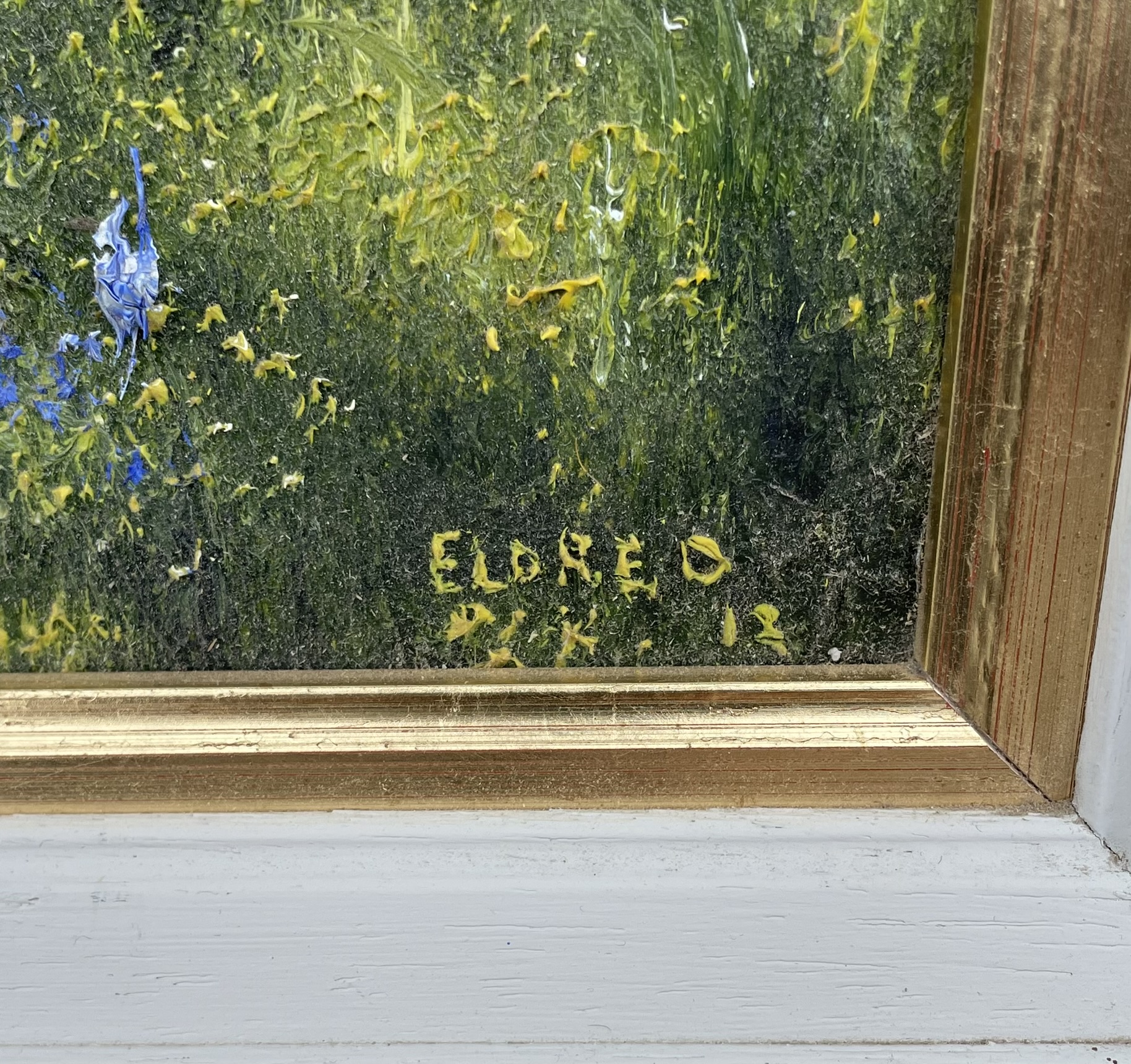 928 Sold Mark Eldred - Oil on Board - Derrynane Gardens Co Kerry - Image 3