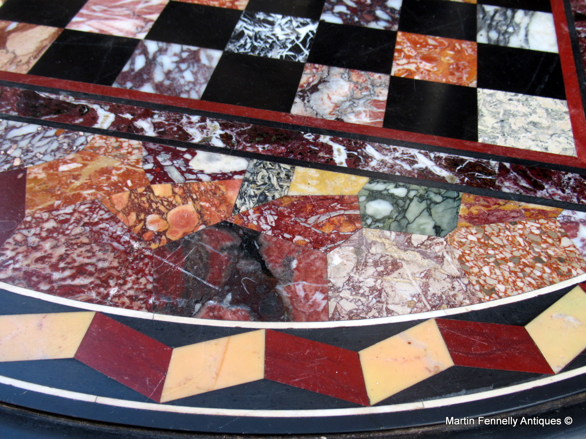 749 Sold Superb Italian Grand Tour Specimen Marble Top Centre Table - Museum Quality - Image 4