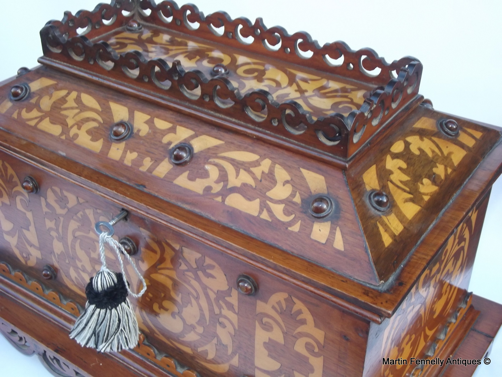 050 Sold Rare Large English Casket - Stunning Quality - Circa 1890 - Image 2