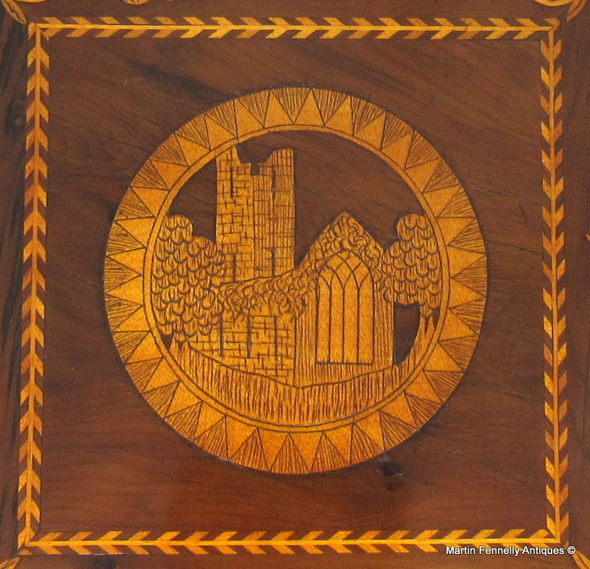 917 Sold Rare Irish Killarneyware Jewellery Casket Mid 19th Century - Image 2