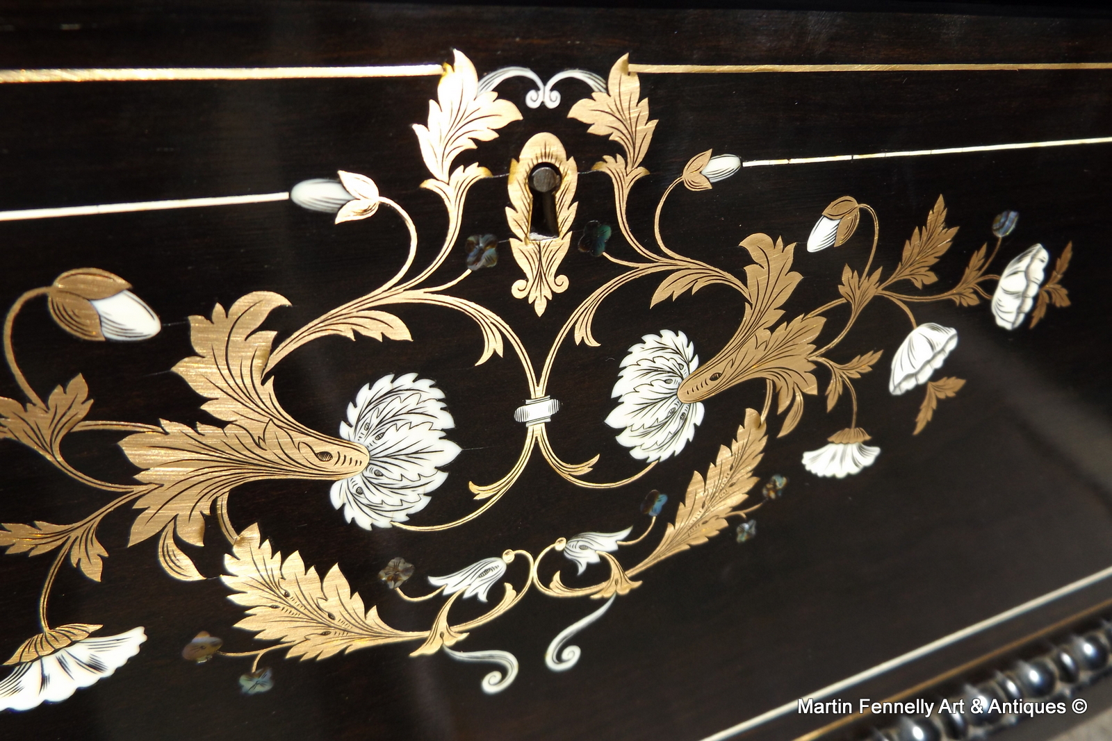 074 Sold French Scarf Box - Circa 1890 - Paris - Stunning Museum Quality Piece - Image 6