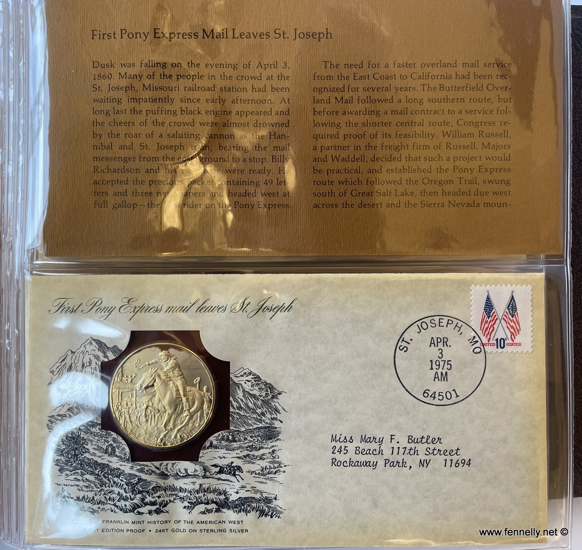 919 Sold 'History of the American West' Complete Franklin Coin Set - Image 10
