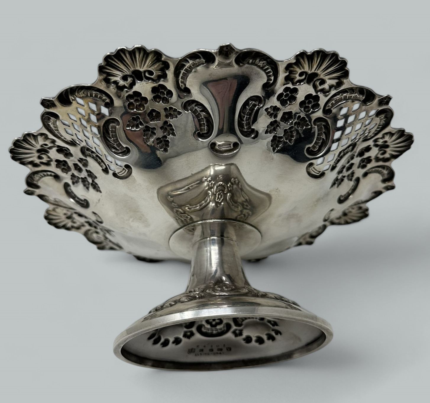 935 Sold Antique Victorian English Silver Plated Tazza Compot Centerpiece Elkington and Co - Image 3