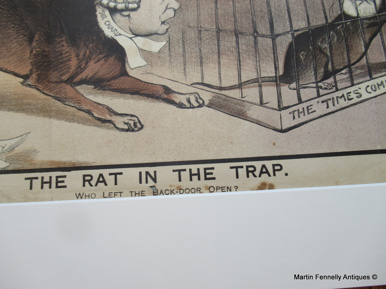 151a Rare Set of old United Ireland Magazine Satirical Cartoons all Late Victorian and original - Image 4