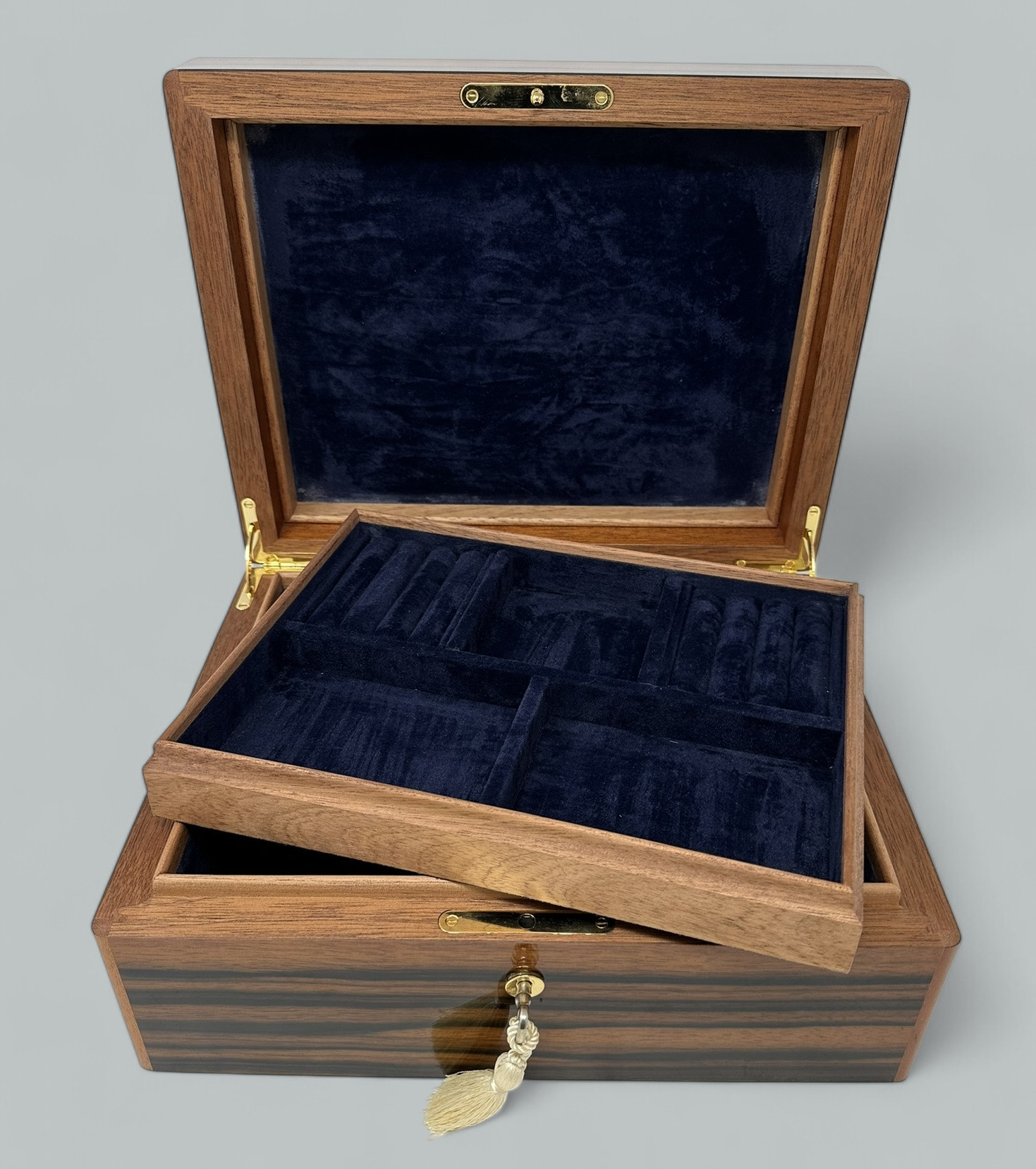 864 Sold Rare Manning of Ireland Jewellery Box - Irish Made - Macassar Ebony - Image 6