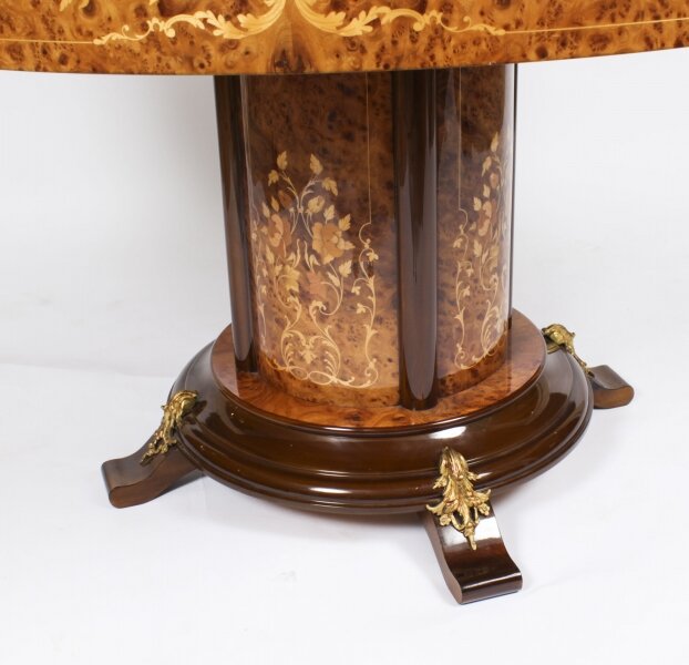 M162 Stunning Italian Mid Century Walnut Games Table - Image 9