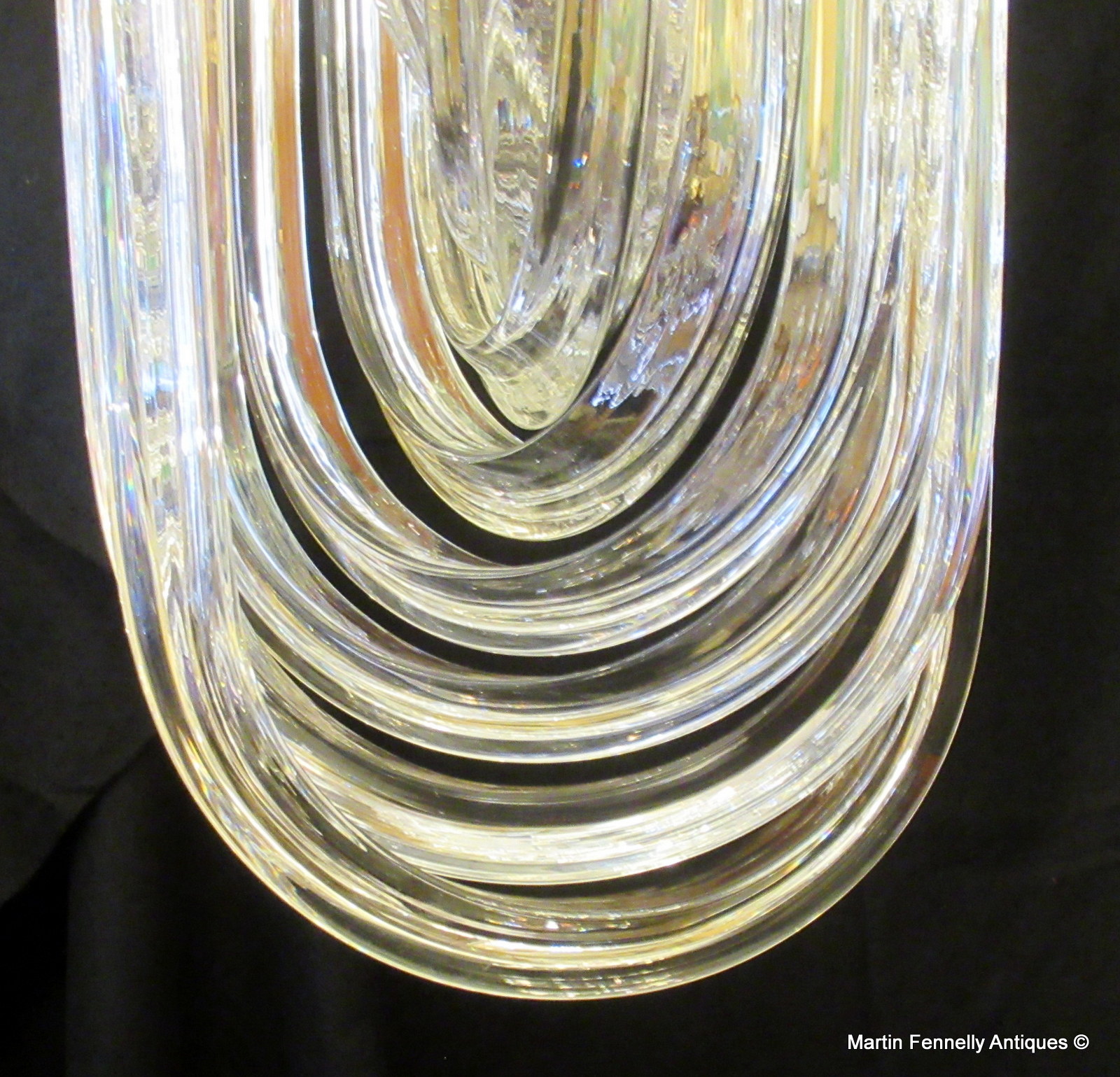 891 Sold Chandelier - Venini - Italy - Superb Mid Century Dynamic Design Circa 1960 - Image 4