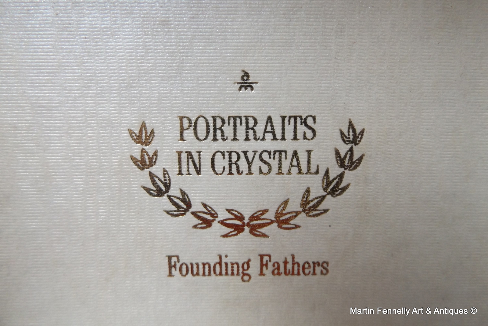 326 Cristal D'Albert Paperweight - 1975 - Founding Father - John Adams - Image 3