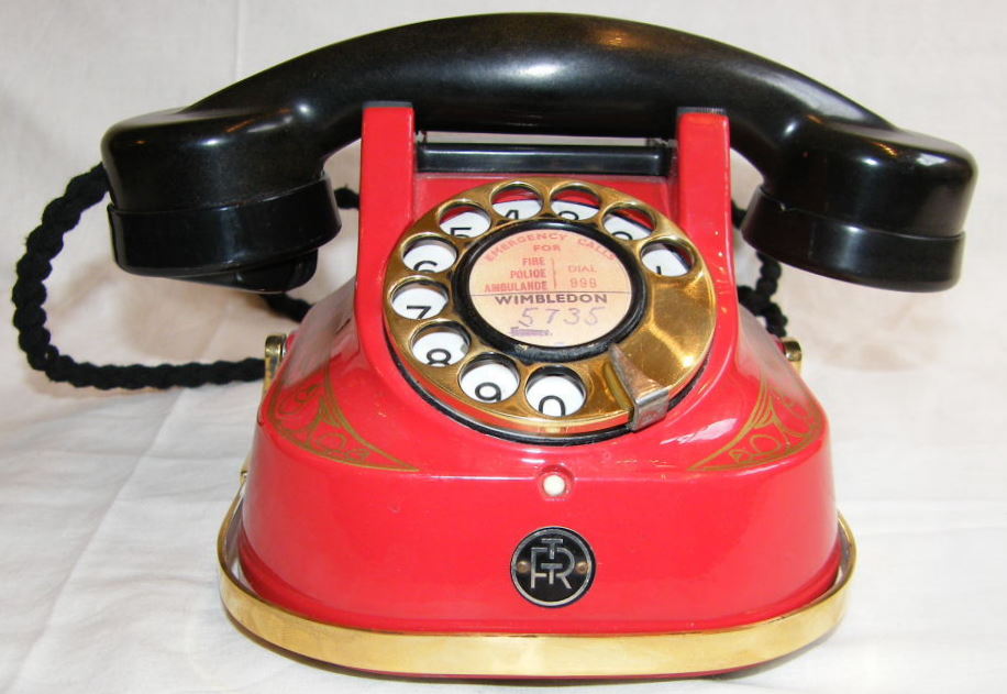 823 Antique Belgium Bell Telephone Circa 1940