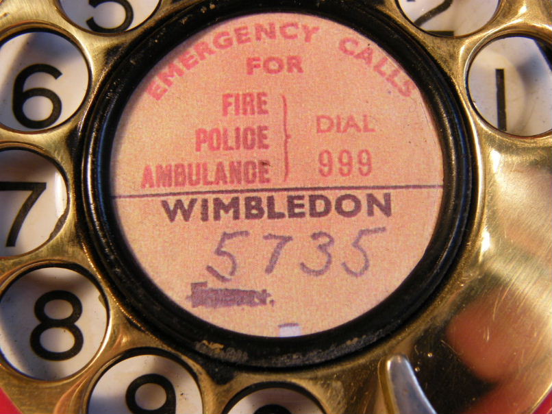 823 Antique Belgium Bell Telephone Circa 1940 - Image 3