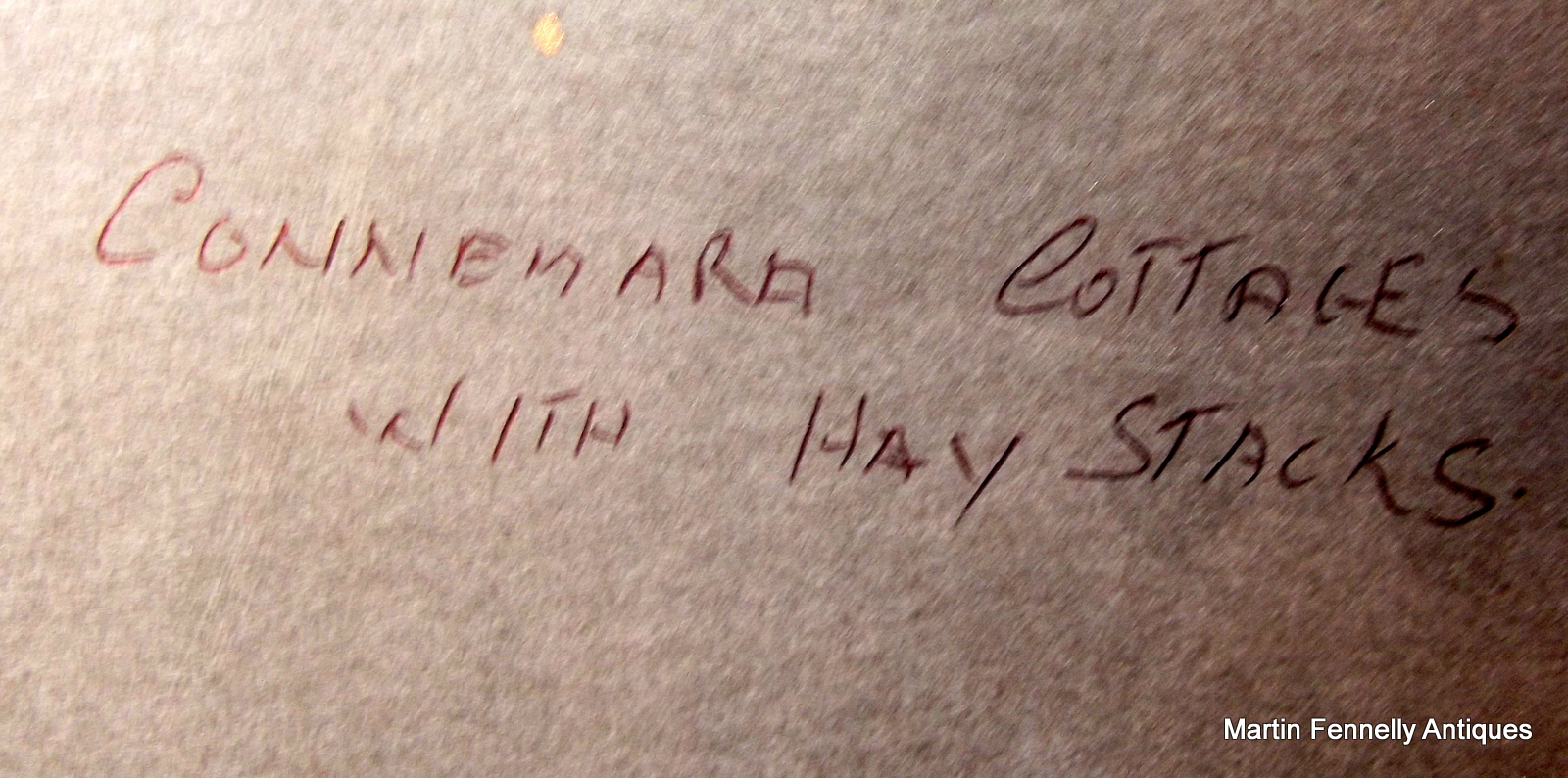 338 William Ennis - Irish Artist - Connemara Cottages - Image 2