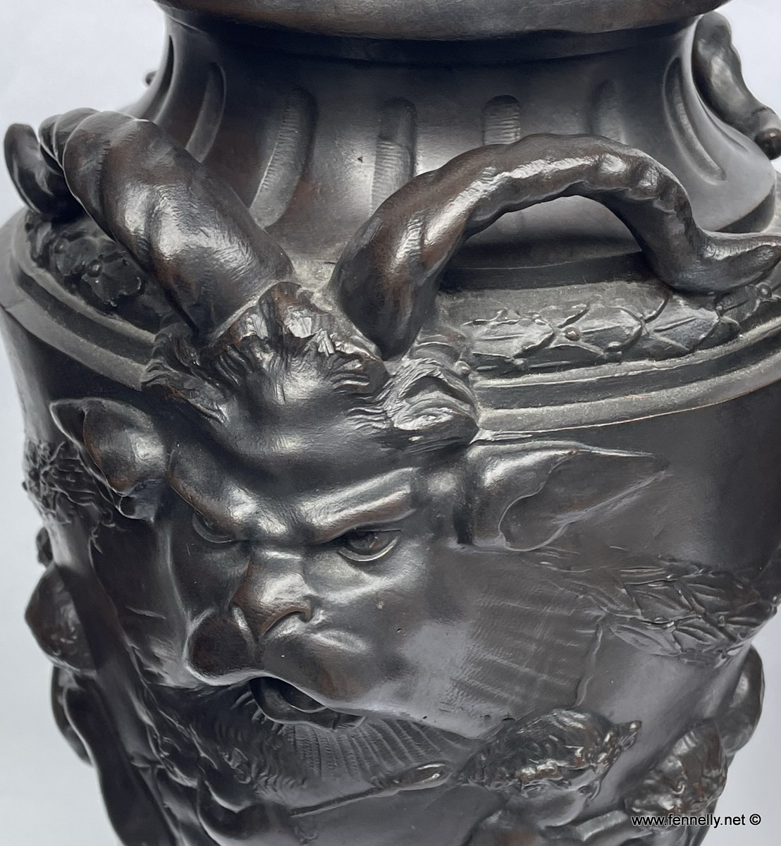 642 Sold Fine Pair Bronze Electric Table Lamps Mid 19th Century - Image 5