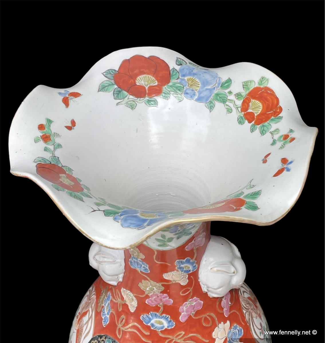 041 Pair of Late 19th Century Japanese Vases - Large Size - Image 4