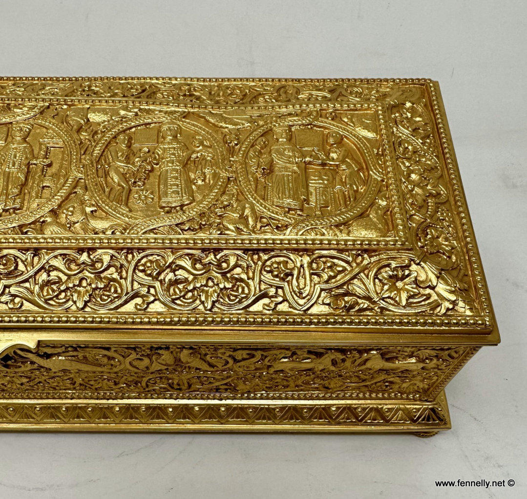 340 Sold Antique Ladys Ormolu Bronze Dore Jewellery Box Casket Maison Boissier Paris - Image 4