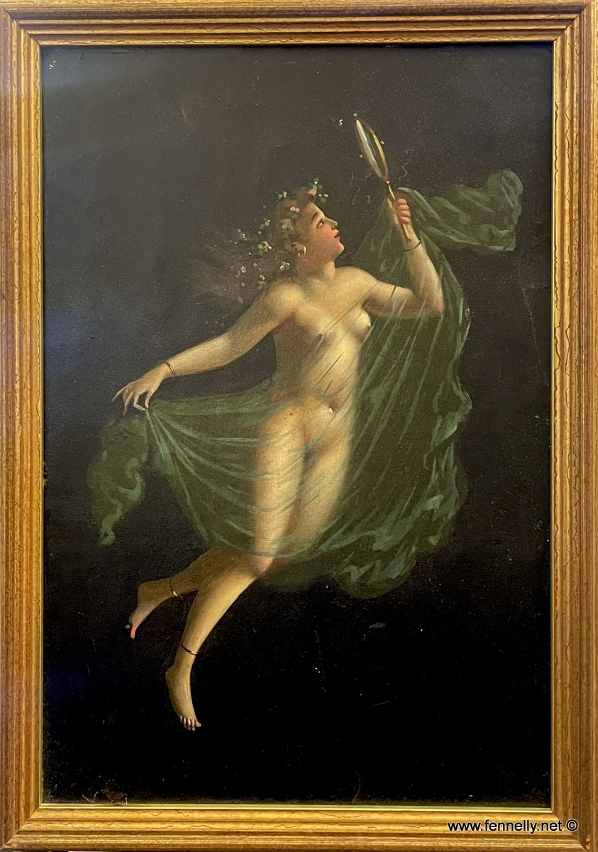 293 Set of Four Italian Paintings Studio of Michelangelo Maestri - Image 3