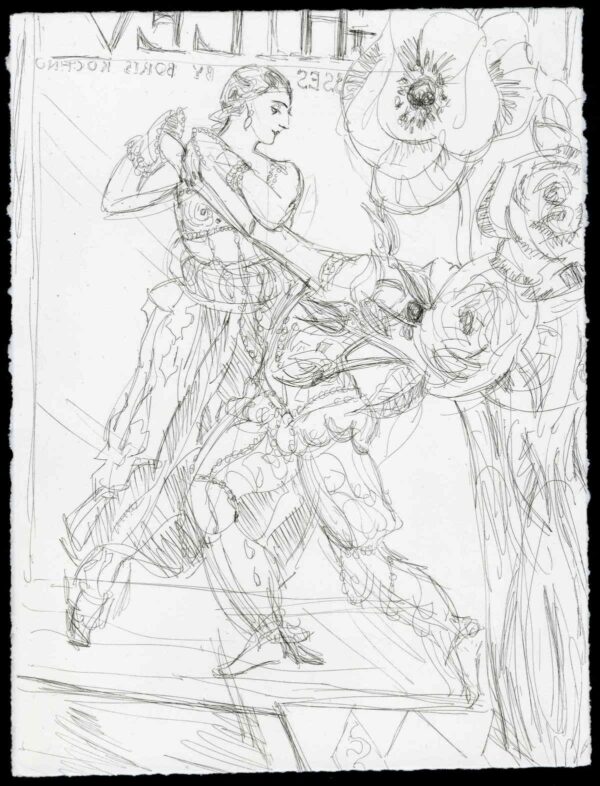 075 Sold Very Rare Elizabeth Peyton Limited Edition Print - Flowers Diaghilev