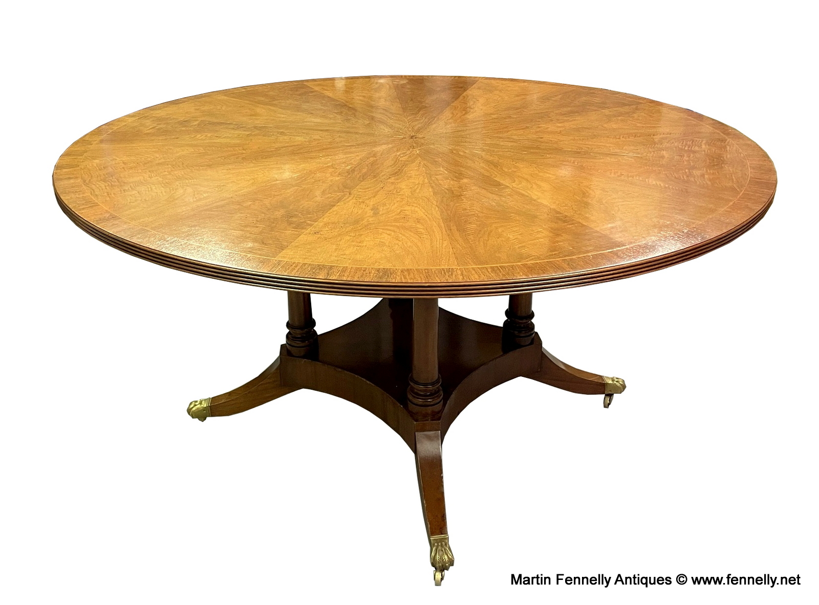 044 Large Mahogany Dining Table - Norfolk Manor Furniture - Royal Bank of Scotland Provenance