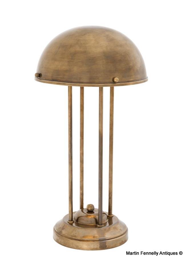 M107 Pair Brass Desk or Console Table Livre Lamps - Eichholtz - Image 2