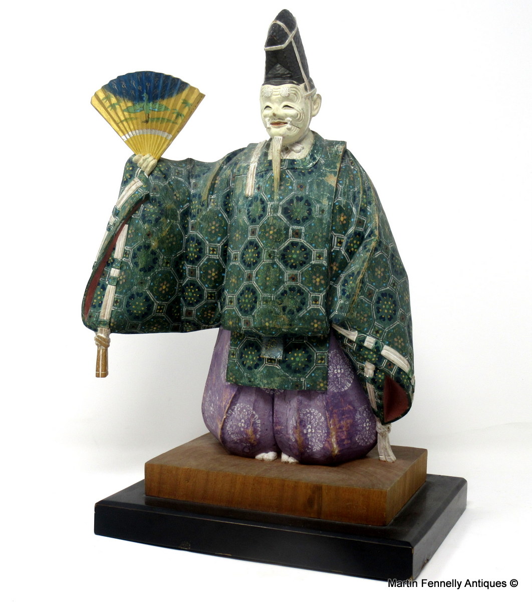 662 Sold Rare Japanese Edo Period Nohmen - Nohgaku Wooden Sculpture - Image 2
