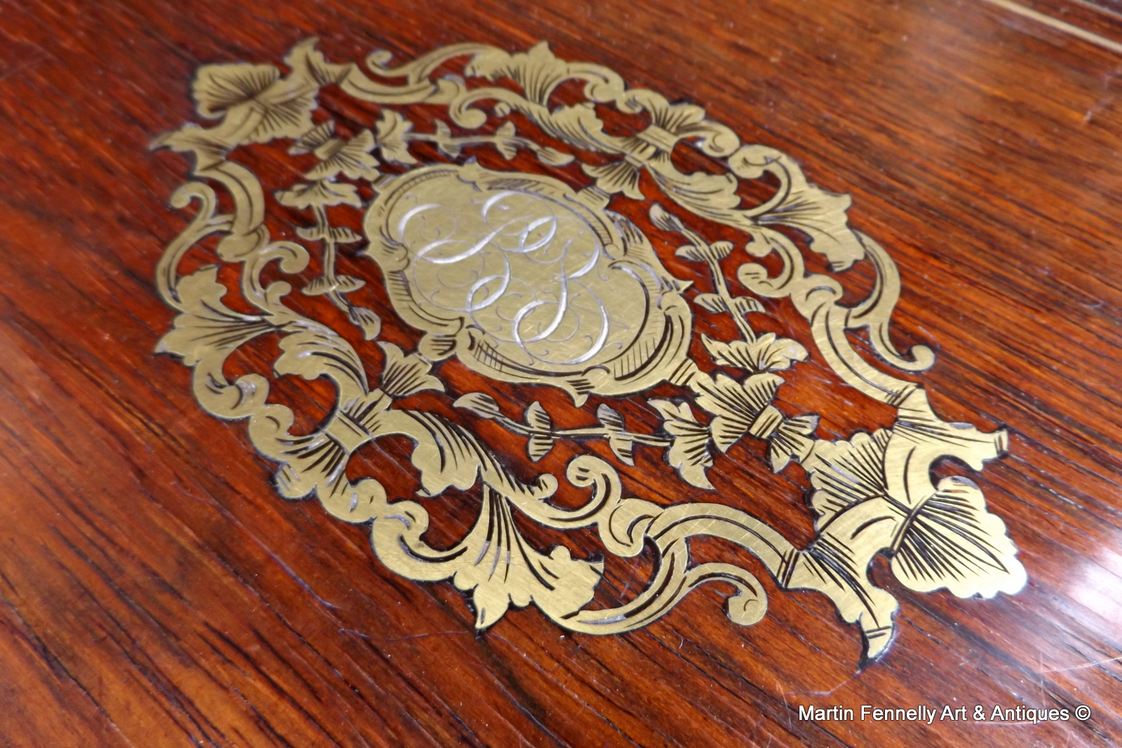 802 French Tantalus - Rosewood - Circa 1880 - Image 3