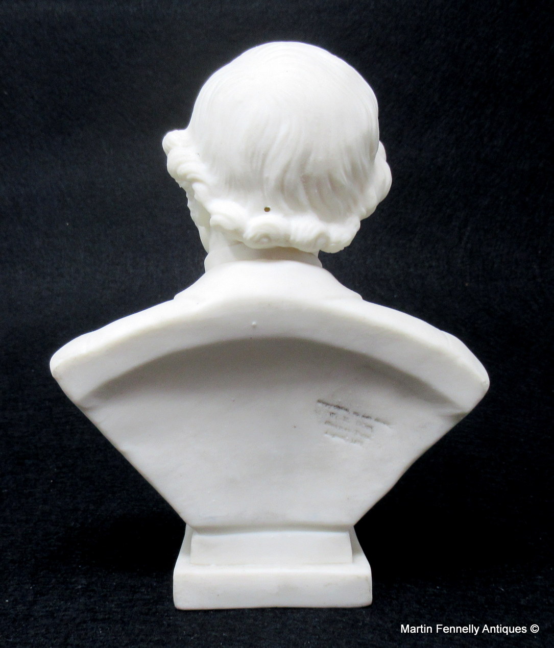 561 Sold Parian Bust Earl Granville and Mozart possibly Copeland 19thCt - Image 4