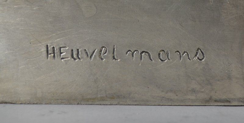 M121 Sold Lucienne Antoinette Heuvelmans - Bronze - Rare tall version of Madonna and Child - Image 7