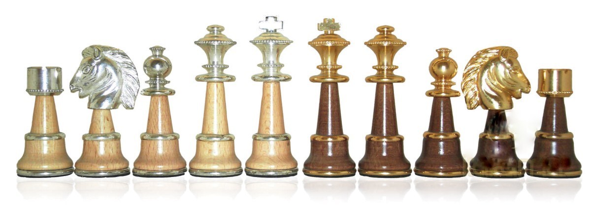 559 Italian Chess Board and Hand Made Pieces - Excellent Quality Staunton - Image 2