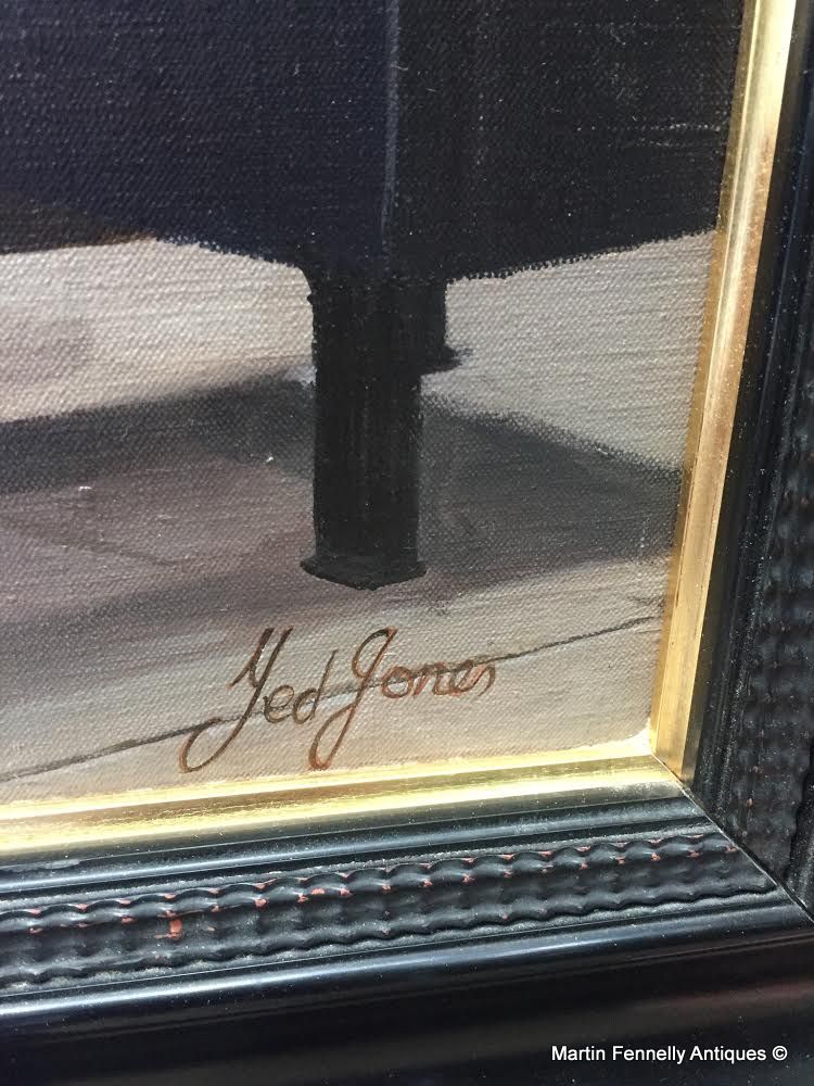 590 Sold Ted Jones - Oil on Canvas - The Call Home - Circa 1992 - Image 3