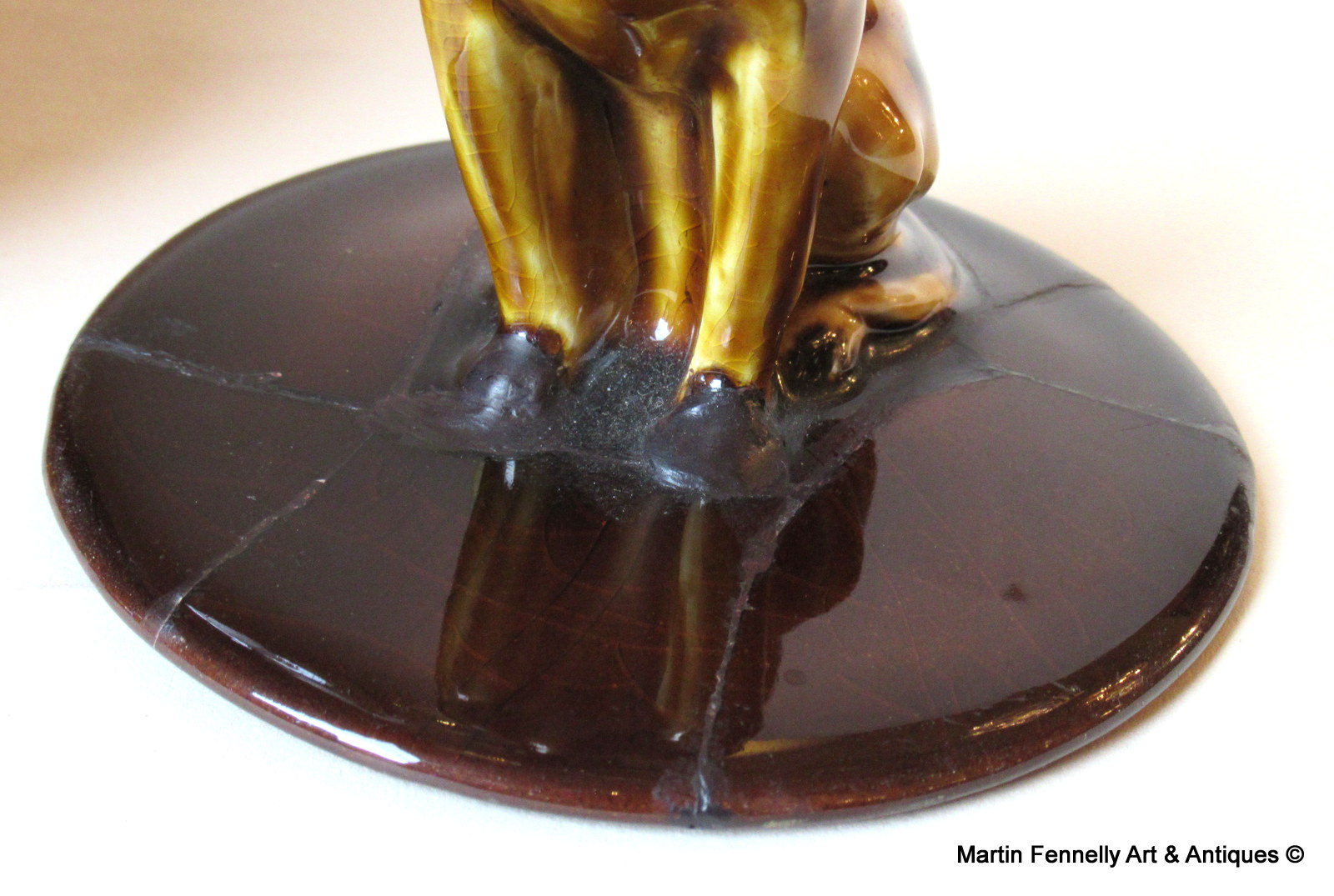 962 Sold Rare Royal Doulton Lidded Tobacco Jar - Silver Collar - 1911 - Image 6