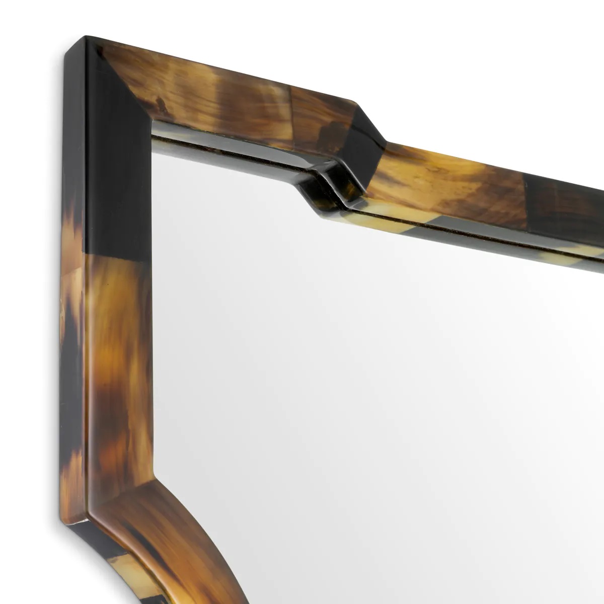 M188 The Scalamanca Mirror - Rare Frame in Buffalo Horn - Image 5