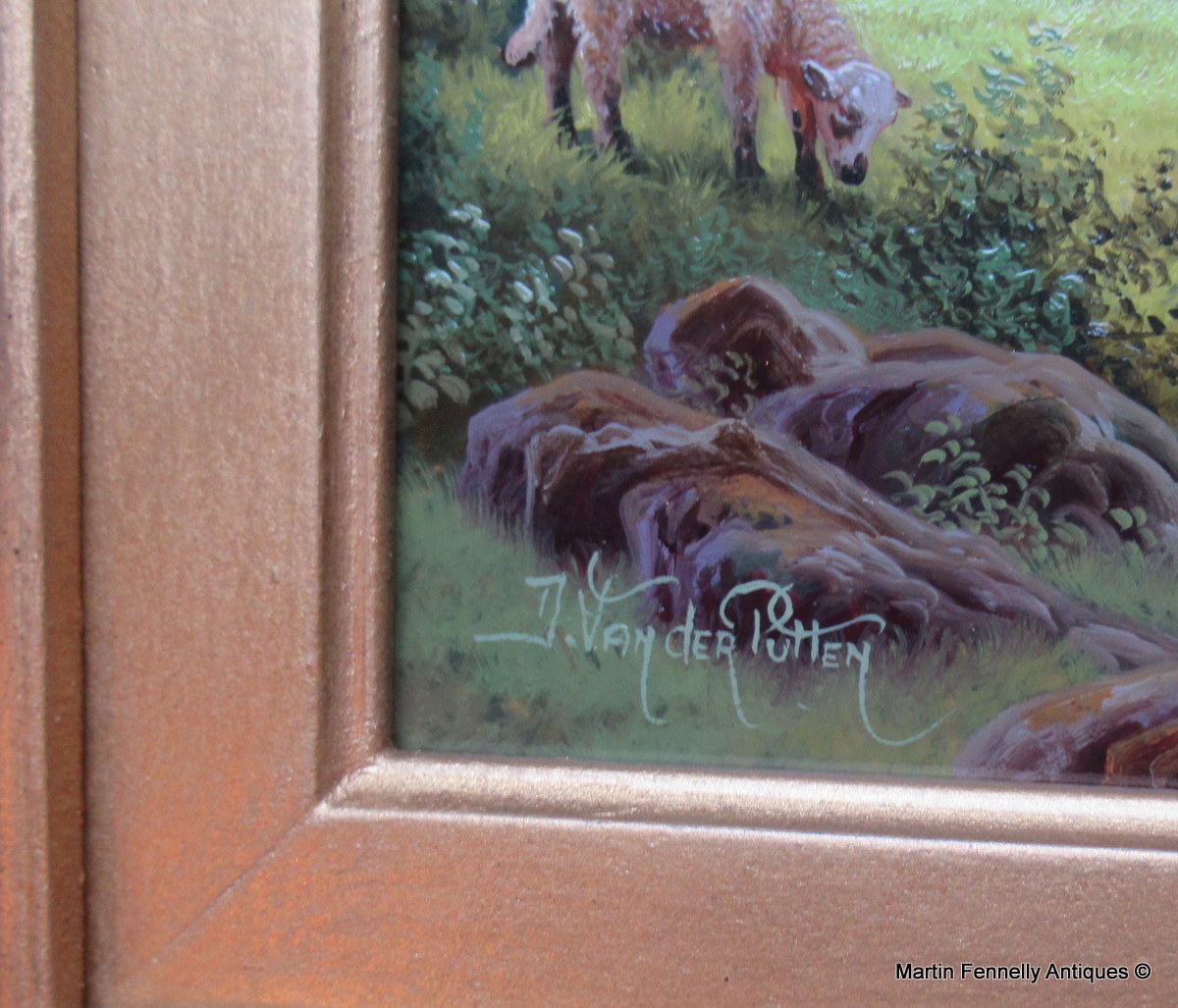 040 Sold Daniel Van der Putten - Glendalough in Spring - Co. Wicklow - Oil Painting on Panel - Image 3