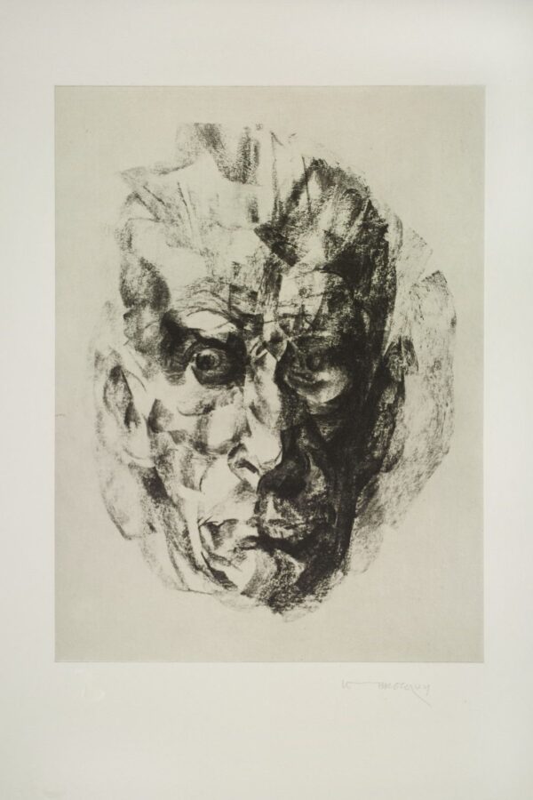 724 Sold Louis Le Brocquy - Image Samuel Beckett - Intaglio print Limited Edition 2009