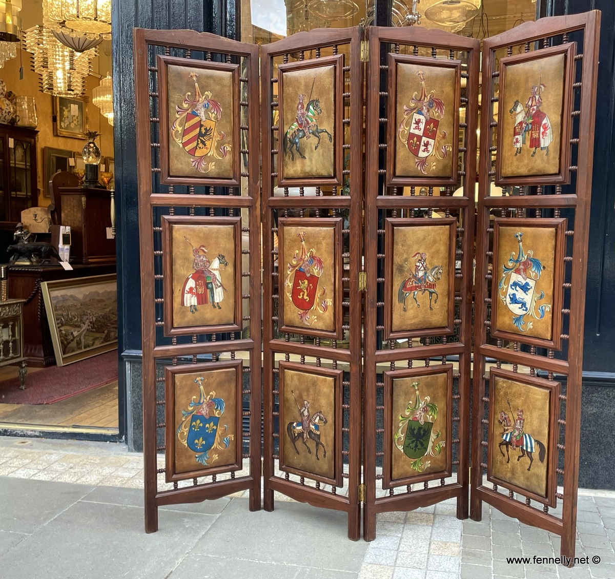 955 Stunning Room Divider - Harrods - Medieval Theme