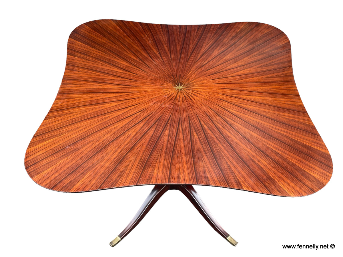 003 Paolo Buffa Dining Table and Chairs - Italian - Rosewood Circa 1950 - Image 6
