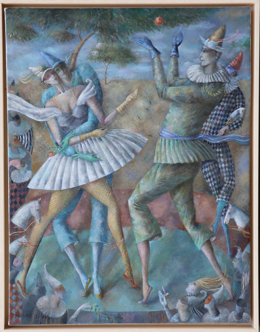 830 Sold Elizabeth Taggart - Oil on Canvas - In the Park - Image 2